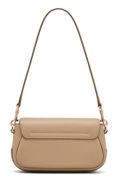 A tonal double-J logo details the flap of this leather shoulder bag you can carry on a gleaming chain or sling over your shoulder with the sleek leather strap. Magnetic-snap flap closure Removable shoulder strap; removable chain strap Interior wall pocket Twill lining Leather Imported Beige Flap Bag With Gold-tone Hardware, Evening Flap Bag With Chain Strap, Formal Beige Saddle Bag With Detachable Strap, Beige Flap Shoulder Bag With Branded Hardware, Evening Shoulder Bag In Beige With Branded Hardware, Beige Flap Bag With Detachable Strap, Classic Beige Flap Bag With Branded Hardware, Beige Flap Bag With Magnetic Closure, Beige Classic Flap Bag With Branded Hardware