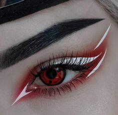 Uchiha Sharingan, Anime Makeup, Halloween Tattoo