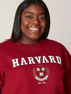 Stay stylish and warm with our Harvard crewneck! A classic but comfortable look, you'll be ready to go anywhere with this piece of Harvard apparel. This Crewneck is a favorite among our students and their families. Ultra-soft & lightweight fabric Crew neckline with classic trim at neck, cuffs & hem Unisex design Official Licensed Harvard University Merchandise All products are designed, packaged, and shipped by Harvard University students Looking for more? Shop more bestseller styles.