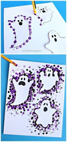 halloween crafts for kids to make with paper and beads