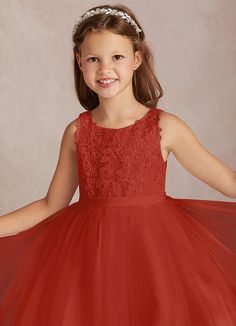 Every and all flower girls will love wearing our lace and tulle Ball-Gown dress, Calla. Her scoop neckline has hand-sewn lace with delicate button back closure over a heart keyhole back. She has a stretch satin belt that wraps around to a detachable bow in the back. The tulle skirt flows beautifully and easily with every step. Lace Tulle First Communion Pageant Dress, Lace Tulle Skirt First Communion Pageant Dress, Bridesmaid Tutu Dress With Lace Bodice, Bridesmaid Princess Dress With Lace Bodice And Tulle, Sleeveless Bridesmaid Princess Dress With Lace Trim, Lace Princess Dress With Fitted Bodice For Bridesmaids, Bridesmaid Tutu Dress With Lace Trim, Sleeveless Lace Princess Dress For Bridesmaid, Sleeveless Lace Princess Bridesmaid Dress