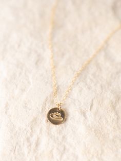 Cowgirl Hat Necklace - Heyday Western Gold Jewellery, Hello Adorn, Eau Claire Wisconsin, Western Necklace, Western Necklaces, 16 Necklace, Ski Girl, Cowgirl Hat, Curated Gift Boxes