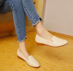 Leonila Flats – Ultra Seller Shoes Casual Flat Slip-ons For Office, Casual Slip-ons For Office In Spring, Casual Office Slip-ons For Spring, Casual Slip-on Office Flats, Casual Beige Flats For Fall, Casual Summer Office Flats, Casual Round Toe Loafers For Office, Casual Round Toe Office Loafers, Casual Pointed Toe Slip-ons