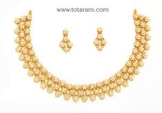 Gold Necklace Sets, India Necklace, 22k Gold Necklace, Stone Necklace Set, Necklace Set Indian, 22k Gold Jewelry, Necklace Sets, Gold Necklace Set, Gold Jewelry Indian