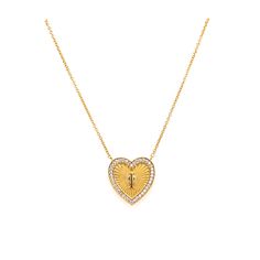 Gold plated brass Heart Initial Necklace With CZ Accents Chain Length: 16" - 18" Adjustable via Chain Extender TN-2457 Heart Initial Necklace, Initial Heart Necklace, Chain Extenders, Vintage Heart, Classic Gold, Initial Necklace, Vintage Necklace, Chain Lengths, Chain Length