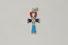 Amazing Turquoise or lapis or mixed Akhenaten Ankh (Key of Life) pendant - Sterling Silver , If you want to be like the Egyptians kings or queen you have to get this Amazing Sterling silver pendant . please leave a note if you want a specific order Please contact us if you have any question, thank you for visiting our shop.You can purchase this pendant only or with its chain Our official page https://www.facebook.com/fromegyptwithlove.epy/ Artisan Ankh Jewelry For Gift, Blue Ankh Jewelry Gift, Blue Symbolic Collectible Jewelry, Ancient Egyptian Goddess, Key Of Life, Egyptian Kings, Queen Nefertiti, Best Friend Wedding, Friend Wedding