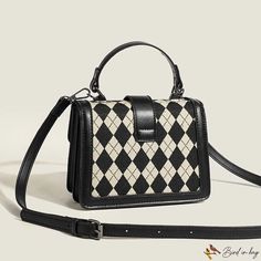 Bird in Bag - Female bags new fashion shoulder crossbody bag senior texture checkerboard grid small square bag Plaid Bag With Adjustable Strap For Daily Use, Plaid Square Shoulder Bag For Travel, Plaid Shoulder Bag With Adjustable Strap For Daily Use, Plaid Rectangular Shoulder Bag With Adjustable Strap, Square Plaid Bags For Everyday Use, Plaid Rectangular Bag With Large Capacity, Square Plaid Shoulder Bag For Everyday Use, Plaid Large Capacity Rectangular Bag, Everyday Use Square Plaid Bags