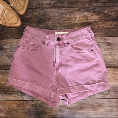 Pacsun Mom Shorts Size 22 Waist: 12" Length: 10.5" (Top Of Waist To Bottom Of Leg) Faded Purple High Waisted Shorts Super Soft - 100% Cotton Worn Once Look Brand New The Perfect Shorts They're Just Too Small For Me Now Add Style To Any Outfit Choosing These Over Plain Jean Shorts Fitted High Waist Purple Shorts, Summer High Waist Cotton Bottoms, High Waist Cotton Summer Bottoms, Purple Fitted Shorts For Summer, Trendy Purple Beach Bottoms, Fitted Purple Shorts For Summer, Fitted Purple Summer Shorts, Relaxed Fit Lavender Bottoms With Pockets, Lavender Cotton Shorts For Spring