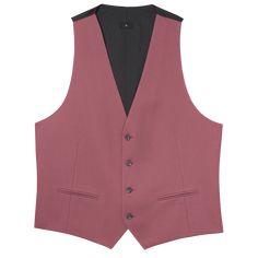 A rose pink wool vest Tailored Sleeveless Casual Vest, Elegant Sleeveless Wool Outerwear, Formal Sleeveless Fall Vest, Fitted Pink Tank Top For Fall, Tailored Wool Vest, Classic Sleeveless Wool Top, Tailored Wool Sleeveless Vest, Tailored Sleeveless Wool Vest, Elegant Sleeveless Wool Vest