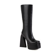 Looking for a little extra height? Check out our 5 Inch Platform Boots! With their square toe and block heel. these boots are both stylish and comfortable. They're perfect for a night out on the town or even just a casual day at work. And they come in black. so they'll go with practically anything in your wardrobe. Upper: Microfiber Lining: PU Outsole: Rubber Toe: Square Toe Closure: Zip Color: Green. Black. Red. White Heel: 14cm/5.5'' Platform: 5cm/2'' Shaft: 30cm/11.8'' Circumference: 35cm/13. Red Blue White, Boots For Sale, Platform Boots, Boots For Women, Casual Boots, High Boots, Black Red, Red White, Womens Boots