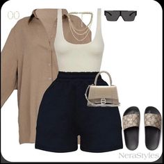 Spring Comfortable Outfits, Classy Outfits Summer Casual, Drs Appointment Outfit Casual, Summer Outfits Humid Weather, Relaxing Summer Outfits, Jeans And Sandals Outfit Casual, Neutral Clothing Aesthetic, Birthday Going Out Outfit, Spring Outfits Black Women