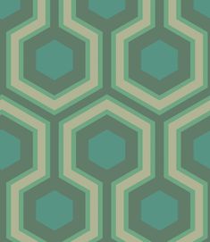 an abstract hexagonal pattern in shades of green