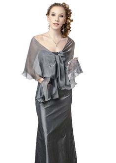 "Iridescent silver grey silk chiffon will accentuate any of your outfit, giving you unforgettable charming image With this wrap you have unlimited freedom for your creative ideas.Silver grey looks incredibly good in combination with other colors. Pair silver grey with a bright, contrasting color to make the most of this current color trend. This delicate, sheer, changing color in light silk scarf complements any formal attire. Dimension: The full length of the scarf is about 76\" and the width o Wedding Shawls, Dressy Jeans, Silk Chiffon Scarves, Sheer Scarf, Gray Silk, Cocktail Evening Dresses, Wrap Scarf, Chiffon Scarf, Evening Dresses Elegant