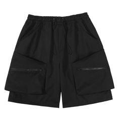 Looking for a pair of cargo shorts that are both stylish and practical? Look no further than the Shorts Techwear Cargo from CYBER TECHWEAR®. These shorts are made from a lightweight, breathable fabric that is perfect for summer days. They feature a drawstring waist for a comfortable fit, and two large pockets that are perfect for holding your phone, keys, or other essentials. Whether you're hitting the gym or just running errands, these shorts will keep you looking and feeling your best. Utility Bermuda Shorts With Built-in Shorts, Summer Outdoor Cargo Pants With Built-in Shorts, Techwear Cargo Pants With Built-in Shorts For Streetwear, Techwear Sports Shorts With Built-in Shorts, Black Cargo Pants With Built-in Shorts For Outdoor, Summer Nylon Short Cargo Pants, Short Nylon Cargo Pants For Summer, Summer Outdoor Shorts With Multiple Pockets, Summer Shorts With Multiple Pockets For Outdoor Activities