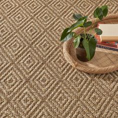 A Repeating Diamond Pattern Adds A Sophisticated, Modern Touch To This Natural Sisal Rug. Latex-Backed For Added Durability, Regular Vacuuming And Rotation Should Keep This Rug In Shipshape Condition, Even In The Busiest Areas Of Your Home. Custom-Cut Rugs Are Ideal For Large, Long, Wide (Or Narrow) Rooms And Stairs. Narrow Rooms, Diamond Sisal Rug, Wet Spot, Custom Area Rugs, Dash And Albert, Natural Sisal, Stair Runner, Sisal Rug, Beautiful Textures