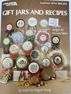 the cover of leisure magazine shows an assortment of gift jars and recipe books on display