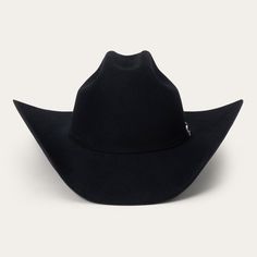 Black Formal Western Felt Hat, Black Cowboy Hat, Stetson Hat, Black Cowboy, Cut Tees, Denim Boots, Hat Box, Outdoor Men, Hat Band