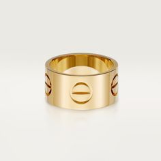 CRB4227800 - LOVE ring - Yellow gold - Cartier Cartier Love Ring, Cartier Earrings, Woman In Gold, Cartier Love, Couple Rings, Cartier Ring, Love Ring, Green Crystals, Ring Collections