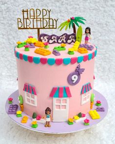 Lego Friends Cake Topper, Lego Cupcakes, Teal Makeup