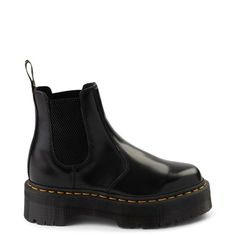 Mens Boots: Combat Boots, Rain Boots, Duck Boots, and More | Journeys Dr Martens 2976 Platform, 2976 Platform Chelsea Boots, Dr Martens Chelsea, Dr Martens 2976, Platform Chelsea Boots, Camila Morrone, Dr Shoes, Classic Heels, Shoe Inspo