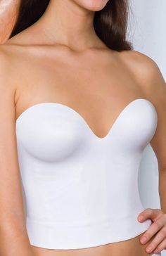 Carnival Invisible Plunge Longline Bra 206 - Carnival Bras Elegant Backless Shapewear With Built-in Bra, Elegant Strapless Stretch Shapewear, Elegant Strapless Fitted Shapewear, Elegant Stretch Push-up Shapewear, Elegant Push-up Stretch Shapewear, White Shaping Shapewear With Built-in Bra, Elegant White Smoothing Shapewear, Elegant Underwire Shapewear Bra Friendly, Fitted Bra With Sweetheart Neckline