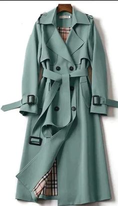 Brown Trench Coat, Windbreaker Jacket Women, Womens Windbreaker, Double Breasted Trench Coat, Long Trench, Long Trench Coat, Belted Trench Coat, Collared Coat, Fall Coat