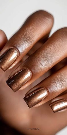 Latte Nails, Fall Toe Nails, Popular Nail Colors, Fall Nail Ideas, Ootd Instagram, Fall Nail Trends, Fall Gel Nails, Subtle Nails, Fall Nail Art