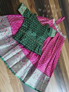 This Lehenga set suits 8 yr - 9 yr. Kindly Please Message me If needed measurements before purchase. Traditional Paithani Silk Set With Cutdana, Navratri Paithani Silk Sets With Zari Work, Traditional Drape Paithani Silk Sets For Diwali, Designer Paithani Silk Sets With Zari Weaving, Anarkali Paithani Silk Sets With Self Design, Anarkali Paithani Silk Sets With Traditional Drape, Pink Banarasi Silk Sets For Traditional Ceremonies, Traditional Paithani Silk Sets For Designer Wear, Paithani Silk Anarkali Sets With Traditional Drape