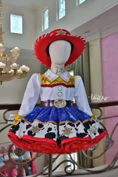 a dress made to look like a cowgirl