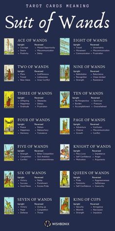 the tarot cards meaning and meanings for saint of wands, which are also in english