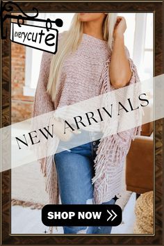 Sweet and Innocent Chenille Poncho Top Trendy One-size Poncho For Spring, Cozy Pink Poncho For Fall, Pink One-size Poncho For Fall, Pink One Size Poncho For Fall, Casual Pink Poncho For Fall, Casual Pink One-size Poncho, Cozy Colors, Poncho Top, Poncho Tops