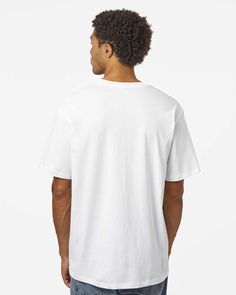 Classic Pocket T-Shirt - WHITE - M | SoftShirts Classic Pocket T-Shirt in White Size Medium | Cotton Blind Hem, Pocket Tshirt, Shirt White, Chest Pocket, Shirt Style, Fabric Weights, Size Medium, Size Small, T Shirt