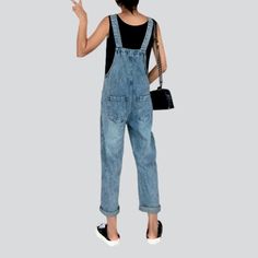 Turn back the clock with our 2023 Spring-Summer Collection year-2000 women's denim jumpsuit a classic ageless with a modern twist!Why You'll Love ItThis jumpsuit is a perfect mix of vintage and modern. the perfect reminder of the iconic Y2K era. Crafted with an eye to detail. this jumpsuit offers unmatched comfort and a unique sanded finish perfect for expressing your fashion-forward style.Unmissable Highlights: Y2K Vibe: This jumpsuit is a vibrant tribute to the millennium's legendary vogue sen Highlights Y2k, Womens Denim Jumpsuit, Clear Weather, Iconic Y2k, Y2k Era, Jumpsuit Online, Year 2000, Current Fashion Trends, Light Blue Color