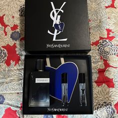 Yves Saint Laurent Mens Gift Set New In The Box Authentic Brand No/ No Defects Quantity (1) Includes: 3.: Fl Oz Big Bottle (2) 0.33 Fl Oz Travel Spray No Returns No Exchanges No Buyers Remorse Reasonable Offers Reviewed Thank You For Shopping Here Masculine Aesthetic, Big Bottle, Mens Gift Sets, Ties Mens, Blue Fashion, The Box, Soulmate, Yves Saint Laurent, Mens Gifts