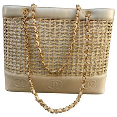 Check out this item from 1stdibs! Vintage Rare Chanel Woven Straw Lambskin Beige Shopper Tote : https://www.1stdibs.com/id-v_19402372 Vintage Shoulder Bag For Everyday Luxury, Luxury Cream Tote Bag, Luxury Cream Textured Leather Shoulder Bag, Luxury Cream Rectangular Bag, Luxury Beige Rectangular Shoulder Bag, Luxury Rectangular Beige Shoulder Bag, Luxury Cream Rectangular Shoulder Bag, Luxury Beige Shoulder Bag For Everyday, Luxury Everyday Cream Bag