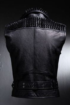 Black Leather VEST Black Studs HANDMADE Men Black Punk Silver Long Spiked Studded Leather Buttons Up Vest Black Studs and Spikes Black Leather Made to Orders Studs Spike Studded Jacket made with 100 % Genuine Top Quality Cowhide LeatherBlack StuddedHigh Quality Studs. Each securely added by hand Cropped, Vintage - Inspired / Moto / Fit0.9 to 1.0 MM Cowhide Leather used Soft Black Real LeatherAll sizes Available(Over XL Size 40$ will Charged till 4XL and above size 60$ ll be charged more)Make sur Black Rocker Style Vest For Streetwear, Edgy Black Vest For Biker Events, Edgy Black Vest For Fall, Black Fitted Rocker Vest, Fitted Black Rocker Vest, Black Gothic Vest For Alternative Fashion, Alternative Black Vest For Fall, Alternative Black Fall Vest, Black Alternative Vest For Fall