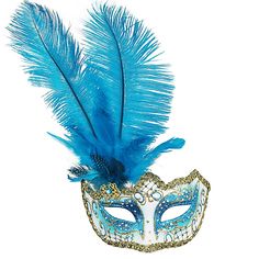 PRICES MAY VARY. Material:made of plastic and feather.No flaking of paint, no messy excess glue residue, and no discoloration Size:Around 30*17cm/11.8*6.7inch.One size fits most adult. This Feather Mask is secured with two silk ribbon ties for easy adjustment. Universal-fitting design mask and lightweight feathers will help you feel comfortable and look stunning . Feather masks Perfect for Halloween, Christmas party, carnivals, masked ball, masquerade party, mardi gras, wedding, prom, costumes c Couples Masquerade Masks, Mask Venetian, Paper Mache Mask, Party Face Masks, Feather Mask, Masked Ball, Mardi Gras Mask, Carnival Masks, Masks Masquerade