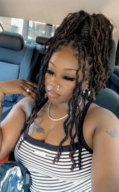 Black Locs, Dreadlock Style, Dreads Styles, Quick Braided Hairstyles, Loc Journey, Curl Styles, Hair Locks