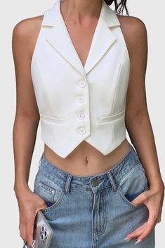 Suit Waistcoat Women Outfit, Vest For Women Suit, Off White Jacket Outfit, White Waistcoat Outfit Women, Vest Coat Outfits For Women, Waistcoat Woman Outfit Casual, Waistcoat Women Outfit, White Vest Outfits For Women, Waistcoat Woman Outfit