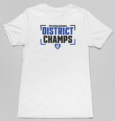 Celebrate the success of the CVCA Baseball team with our 2024 District Champs Tee! Made from soft cotton, this white tee features a bold design to commemorate their championship win. Show your support and grab yours today. Way to go Royals! Order window closes May 26th. All order will be shipped by May 31st. White T-shirt With Team Logo For Football Season, White T-shirt With Football Team Logo, White T-shirt For Football Season Team Events, White Logo Print T-shirt For Football Season, White T-shirt With Logo For Football Season, White Team Logo T-shirt For Team Spirit, White T-shirt With Team Logo For Team Spirit, White T-shirt With Team Logo For Sports Events, White Logo Print T-shirt For Game Day