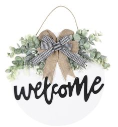 Nested elegance Door Hangers Wooden, Farmhouse Front Porch Decor, Sign For Front Door, Welcome Signs Front Door, Welcome Home Signs, Farmhouse Front Door, Welcome Door Signs, Farmhouse Doors, Wooden Welcome Signs