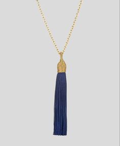 Gold blue silk tassel long necklace, bohemian gold blue silk thread necklace, silk tassel drop necklace When you need that little something to finish of an outfit, these beautifully handmade and handcrafted tassel necklace will do that.  These sophisticated necklace will emphasise your outfit whether you want it to look simple or totally unique.  Simple with an elegant and sophisticated finish to complete the look.  * Gold / Blue * Tassel - 10.5cm / chain - 60cm adjustable 5cm - estimate  * Bras Handmade Lariat Tassel Necklace, Bohemian Lariat Necklace With Tassels, Bohemian Long Tassel Necklace With Adjustable Chain, Bohemian Lariat Necklace With Tassels For Gifts, Bohemian Lariat Necklace With Tassels As Gift, Blue Long Lariat Necklace With Adjustable Chain, Blue Lariat Necklace With Adjustable Chain, Gold Tassel Necklace With Fringe For Gift, Elegant Blue Fringe Jewelry