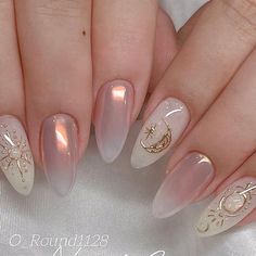 Aurora Nails, Milky Nails, Moon Nails, Nagel Tips, Nail Type, Fake Nails With Glue, Stick On Nails, Chic Nails, Artificial Nails