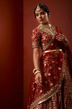 Heavy Red Dupatta With Traditional Drape, Heavy Red Lehenga For Diwali, Red Heavy Lehenga For Festive Occasions, Heavy Red Lehenga For Reception, Heavy Red Bollywood Lehenga, Red Embellished Bollywood Lehenga, Traditional Heavy Red Dupatta, Red Embellished Lehenga For Festive Occasions, Red Heavy Lehenga For Wedding