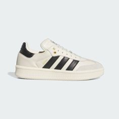 adidas Samba XLG Shoes - White | Free Shipping with adiClub | adidas US Football Trainer, Shoes Cream, Samba Shoes, Cream Shoes, White Core, Adidas Shop, Mens Lifestyle, Adidas Samba, Athletic Sneakers