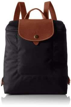 PRICES MAY VARY. Longchamp nylon backpack with leather trim. Looped top handle and adjustable shoulder straps Zip top with racehorse-embossed flap and snap-button closure. 10"H x 11 1/2"W x 4"D. Imported Sporty and timeless, this backpack version of the signature pliage design has adjustable straps and iconic leather trim. Adjustable backpack straps, 13"-361/2" drop Top zipper and snap flap closures Inside open pocket Fully lined Polyamide canvas/leather trim 12?"W X 11"H X 4"D Imported - Colors Cheap Classic Backpack With Main Compartment, Affordable Satchel With Adjustable Handle For School, Cheap Leather Bags For Back To School, Cheap Black Shoulder Bag For Students, Cheap Leather Backpack With Adjustable Strap For School, Casual Cheap Laptop Bag For Back To School, Cheap Laptop Bag For Back To School, School Handbags For Teens Black, Cheap Black Standard Backpack Laptop Bag