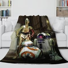 Star Wars Series Flannel Fleece Throw Cosplay Blanket Comforter Set - EBuycos Harry Potter Curtains, Star Wars Bed, Star Wars Series, Baby Cosplay, Bed Floor, Lightweight Blanket, Couch Chair, Chair Bed, In The Car