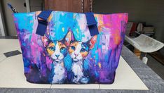 This Pup Friends tote is absolutely perfect for any cat lover. Original whimsical, colorful and edgy, it features one of a kind elegant artist-inspired dog design, a perfect size AND a zipper to keep things safe, you will not need any other tote bag for your day to day with your kitty. This one is a Pup Culture Designs favorite and sure to become one of our most popular designs. We can almost guarantee it will be one of yours, too. - Measures: 11''(L) x 17.7'"(W) x 4.7''(H) - Non-fading and non- Playful Multicolor Bags With Cat Design, Casual Multicolor Cat Design Shoulder Bag, Casual Multicolor Shoulder Bag With Cat Design, Multicolor Cat Print Bags For Daily Use, Multicolor Cat Print Bags For Everyday Use, Multicolor Rectangular Bag With Cat Print, Multicolor Rectangular Bags With Cat Print, Rectangular Multicolor Bags With Cat Print, Multicolor Shoulder Bag With Cat Design For Everyday Use