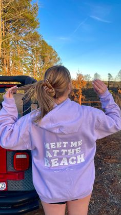 - light purple hoodie - true to size Light Purple Hoodie, Meet Me At The Beach, Beach Hoodie, Purple Hoodie, Affordable Clothes, Light Purple, I Got This, At The Beach, The Beach