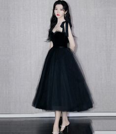 Teen Swag, Jing Tian, Korea Dress, Stitching Ideas, Girls Dress Outfits, Tulle Homecoming Dress, Pakaian Feminin, Fits Inspo, Dress Homecoming